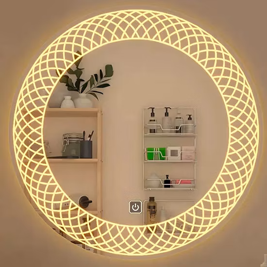 Mirror Production Line / Glass Cutting / Sandblasting / Sanding / Edging / Beveling / Laser Engraving Marking / Film Applicator Machine Bathroom Mirror Proces