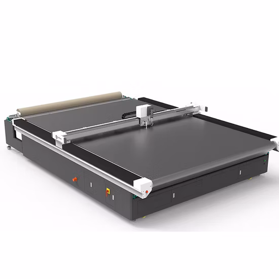 가죽, CNC 바닥 인쇄, 카펫 코일 매트, 패브릭 커튼, 얼룩말 블라인드, 롤러 블라인드, PVC 고무 요가 매트, 진동 칼, CNC 절단기, 실내 장식품 절단기